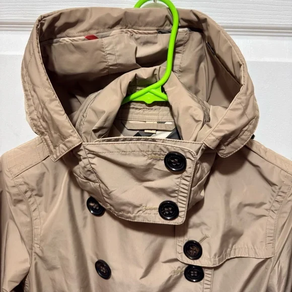 Burberry Tan Double-Breasted Trench Coat - Picture 2 of 7